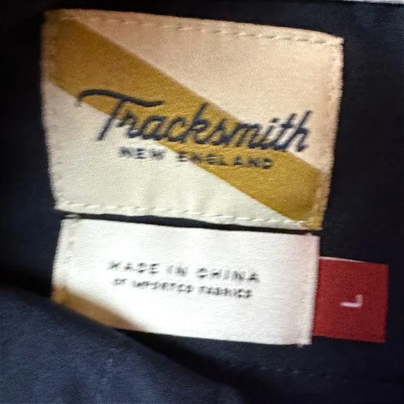 Tracksmith Mens Running Pants Slate Blue Pleated Tapered Track Trousers Large - Picture 3 of 15